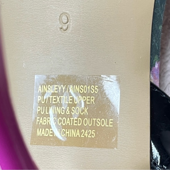 Betsey Johnson Ainsleyy Macrame Flower Sandal Heels-Womens 9-Pink/Green/Blue/Blk - Picture 14 of 14